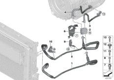 Контур масл.радиатора/масляный контур