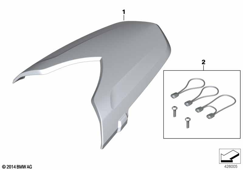 Щиток сиденья пассажира
