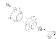 Полуось задн.моста/подшипн.ступ.колеса