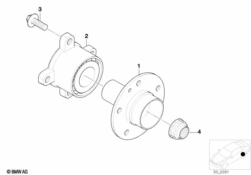 Полуось задн.моста/подшипн.ступ.колеса