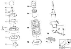 Амортизационная стойка Зд EDC