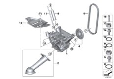 Смазочная система/маслян.насос с прив.