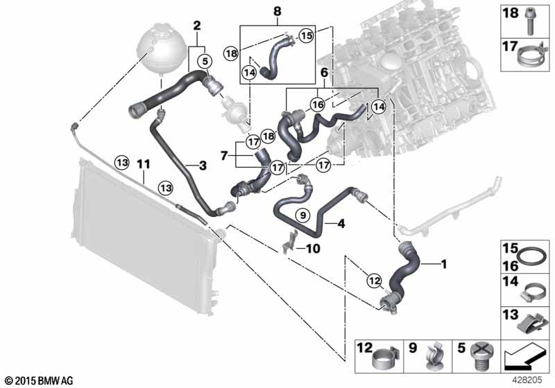 Шланги системы охлаждения