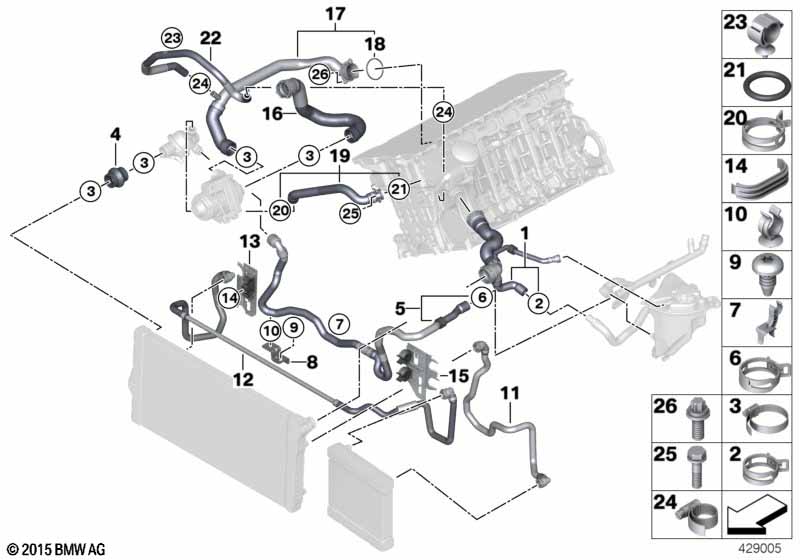 Шланги системы охлаждения