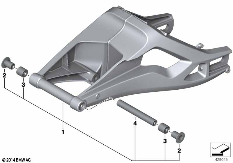 Качающийся рычаг заднего колеса