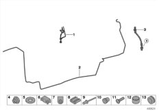 Трубопровод тормозного привода Зд
