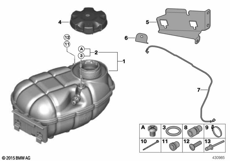 Расширительный бачок/ монтажная пластина