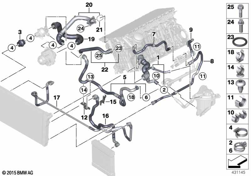 Шланги системы охлаждения