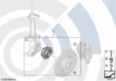 Рем.комплект ступицы переднего колеса