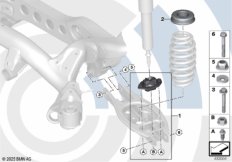 Рем.к-кт рез.мет.шарнира амортизатора