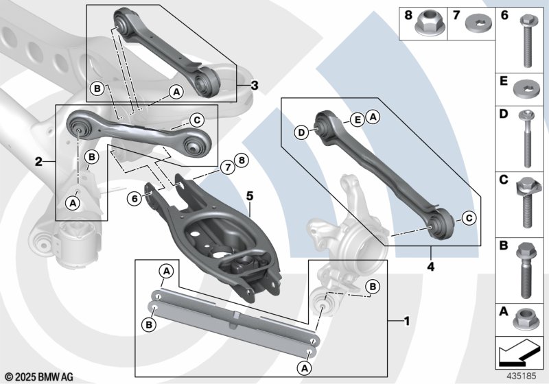 Ремкомплекты рычагов и растяжек