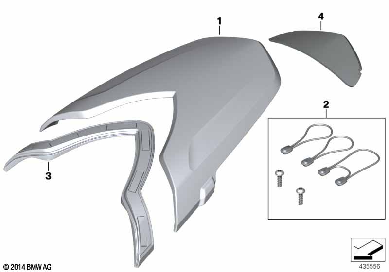 Щиток сиденья пассажира