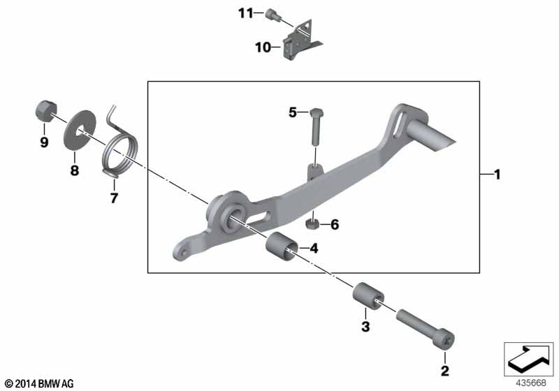 Педаль тормоза