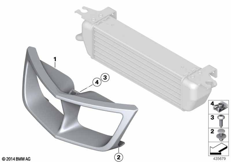Воздуховод масляного радиатора