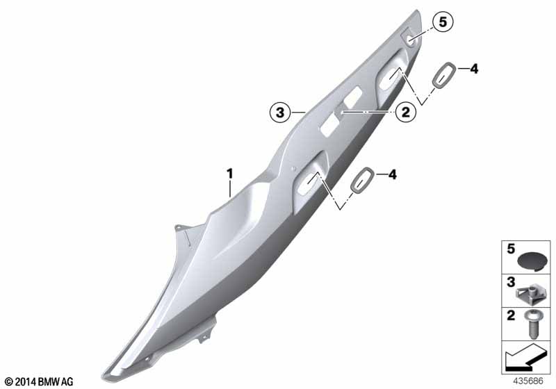Задняя боковая часть грунт.