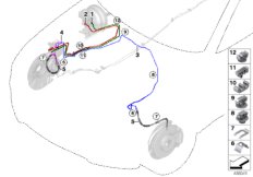 Трубопровод тормозного привода Пд