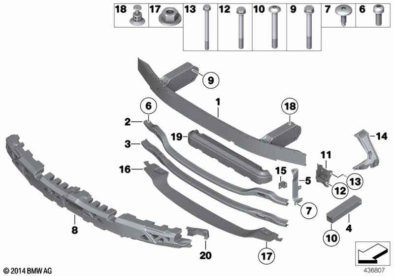 Кронштейн бампера Пд