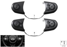 Schalter Multifunktionslenkrad Sport