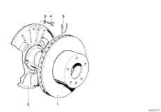 Диск тормозного механизма перед.колеса