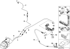 Трубопровод тормозного привода Зд с DSC