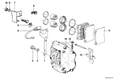 Датчик износа торм.накладки пер.колеса