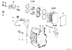 Датчик износа торм.накладки пер.колеса