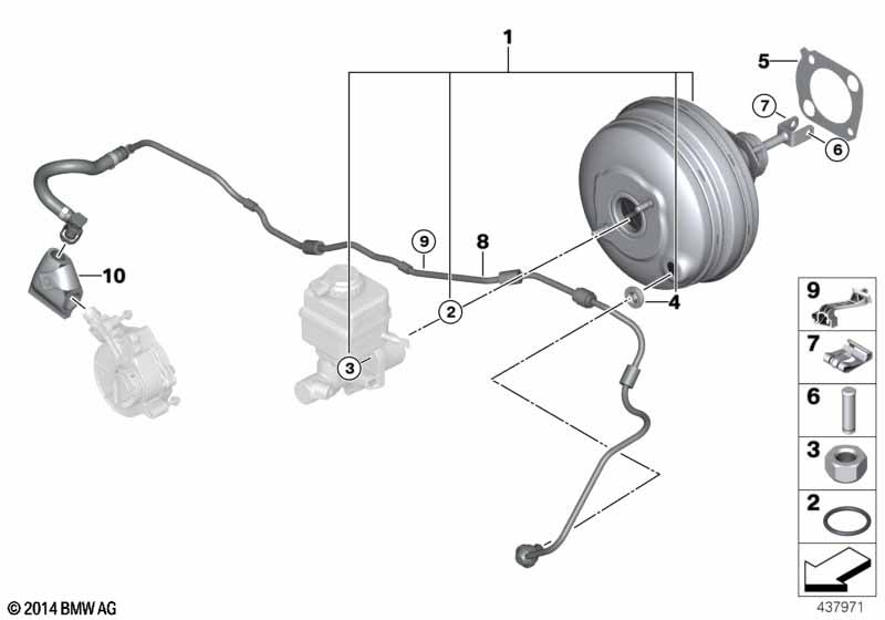 Вакуумный усилитель тормозов