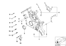 Корпус блока ГРМ Нж