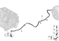 Вакуумный трубопр.усилителя тормозов