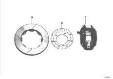 Тормозной механизм заднего колеса