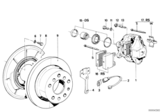 Датчик износа торм.накладки колеса Зд