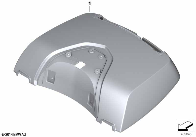 Окраш. детали крышки верх. контейнера