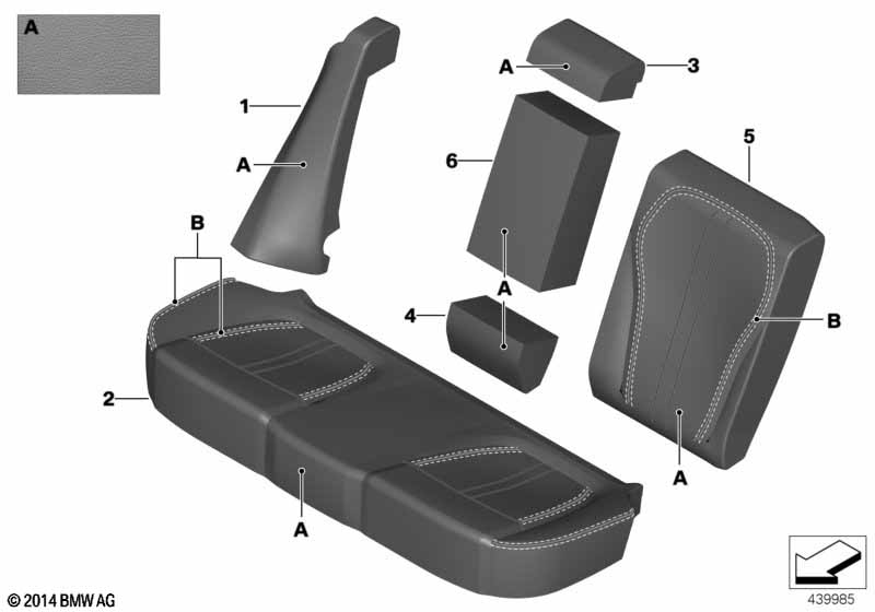 Leather seat