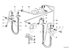 Трубопровод тормозного привода Пд