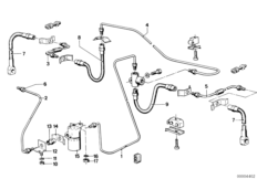 Трубопровод торм.прив.диск.торм.мех. Зд