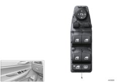 Панель управл.комм.центра в пер.двери