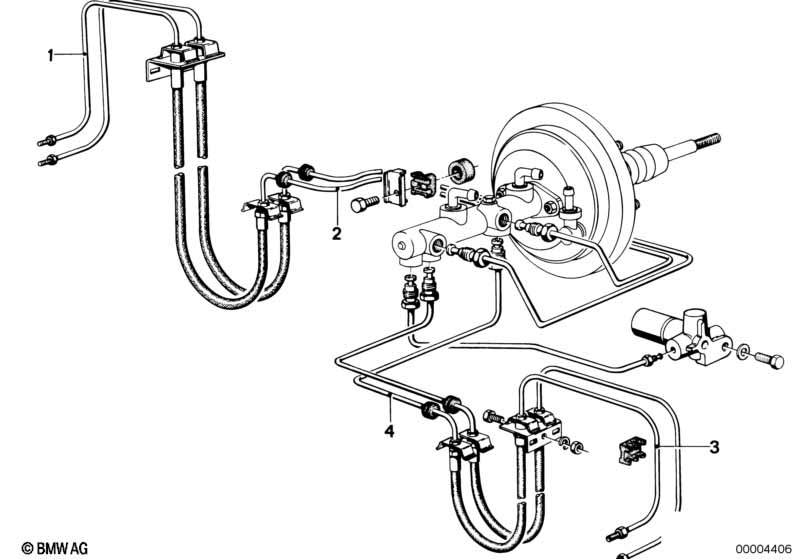 Трубопровод тормозного привода Пд