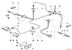 Трубопровод тормозного привода Зд
