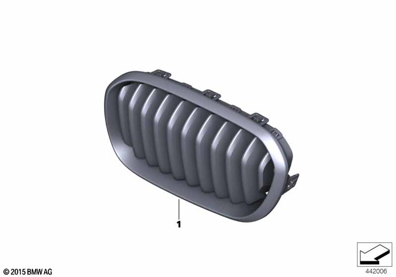 M Performance решетка радиатора