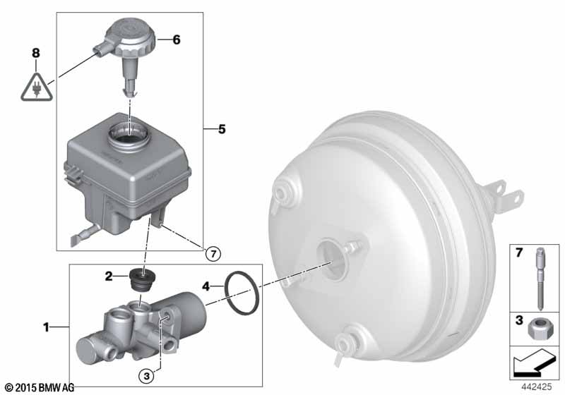 Главный тормозной цилиндр/бачок