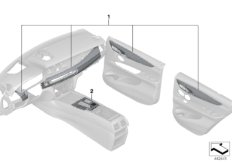 Накладки для салона M Performance