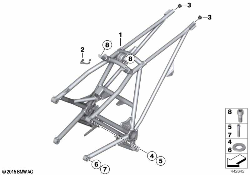 Задняя часть рамы