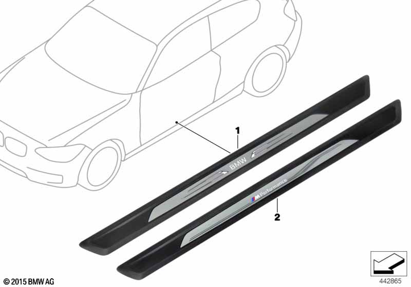 Молдинг порога с подсветкой
