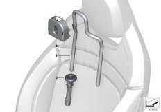 Подголовник переднего сиденья