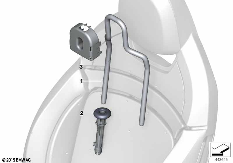 Подголовник переднего сиденья