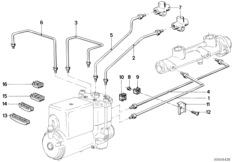 Трубопровод тормозного привода c ABS Пд