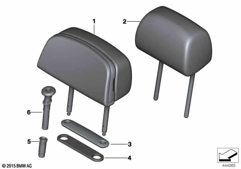 Подголовник заднего сиденья