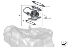 Топливный насос/датчик уровня наполнения