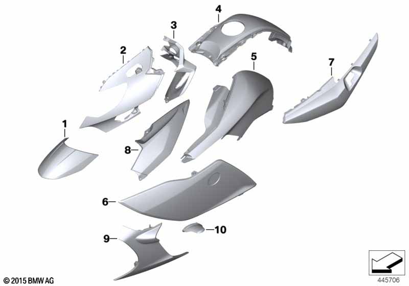 Окраш.детали WN40 magnesium-beige мет.