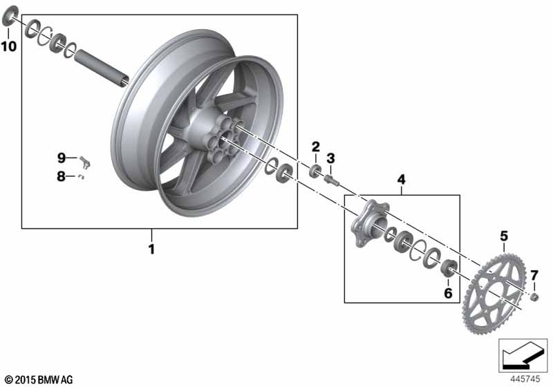 Кованый колесный диск Зд